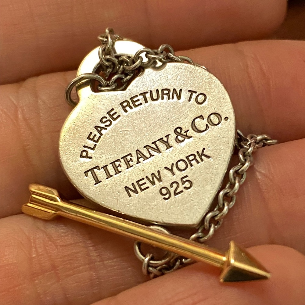 Return to Tiffany / Tiffany & Co “Lovestruck” Heart Tag Pendant